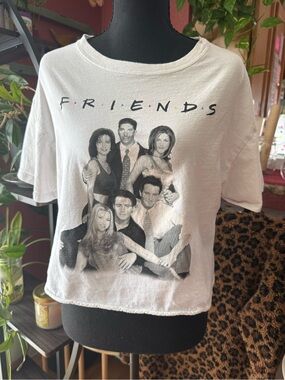 OTTO White FRIENDS Logo Graphic Tee